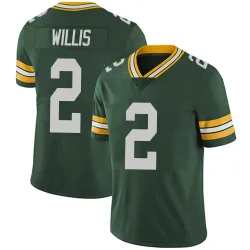 Green Bay Packers Youth Limited Green Team Color Vapor Untouchable Jersey (2 Malik Willis)