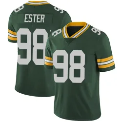 Green Bay Packers Youth Limited Green Team Color Vapor Untouchable Jersey (98 James Ester)