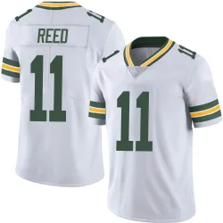 Green Bay Packers Youth Limited White Vapor Untouchable Jersey (11 Jayden Reed)