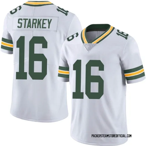 Green Bay Packers Youth Limited White Vapor Untouchable Jersey (16 Rory Starkey)