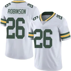 Green Bay Packers Youth Limited White Vapor Untouchable Jersey (26 Micah Robinson)
