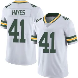 Green Bay Packers Youth Limited White Vapor Untouchable Jersey (41 Kaleb Hayes)