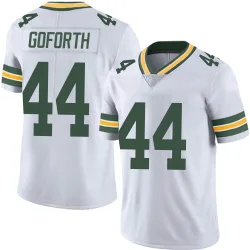 Green Bay Packers Youth Limited White Vapor Untouchable Jersey (44 Ralen Goforth)