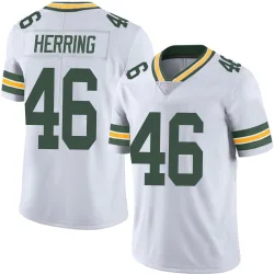 Green Bay Packers Youth Limited White Vapor Untouchable Jersey (46 Tyron Herring)
