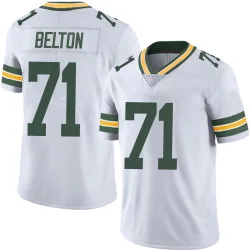 Green Bay Packers Youth Limited White Vapor Untouchable Jersey (71 Anthony Belton)