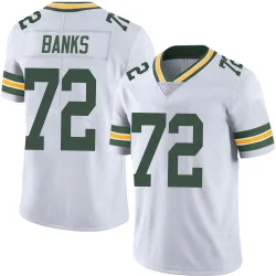 Green Bay Packers Youth Limited White Vapor Untouchable Jersey (72 Brant Banks)