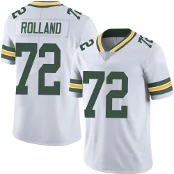 Green Bay Packers Youth Limited White Vapor Untouchable Jersey (72 Spencer Rolland)