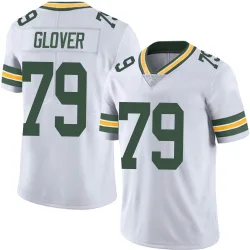 Green Bay Packers Youth Limited White Vapor Untouchable Jersey (79 Travis Glover)