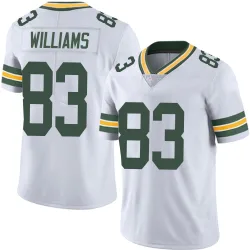 Green Bay Packers Youth Limited White Vapor Untouchable Jersey (83 Savion Williams)