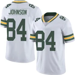 Green Bay Packers Youth Limited White Vapor Untouchable Jersey (84 Cornelius Johnson)