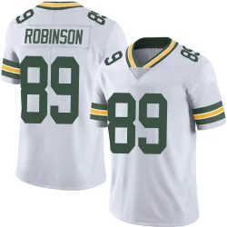 Green Bay Packers Youth Limited White Vapor Untouchable Jersey (89 Dave Robinson)