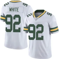 Green Bay Packers Youth Limited White Vapor Untouchable Jersey (92 Reggie White)