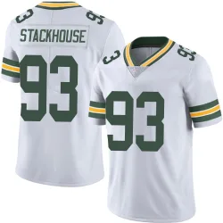Green Bay Packers Youth Limited White Vapor Untouchable Jersey (93 Nazir Stackhouse)